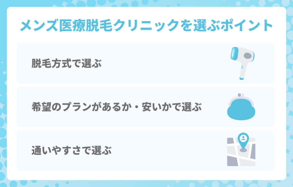 クリニック選びのポイント